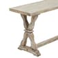9th & Pike® Farmhouse Brown Wood Bench - image 4