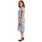 Plus Size Connected Apparel Short Sleeve Lace Pocket A-Line Dress - image 3