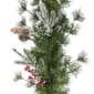 Puleo International 9ftx10in Life-Like 220 Tips Decorated Garland - image 2