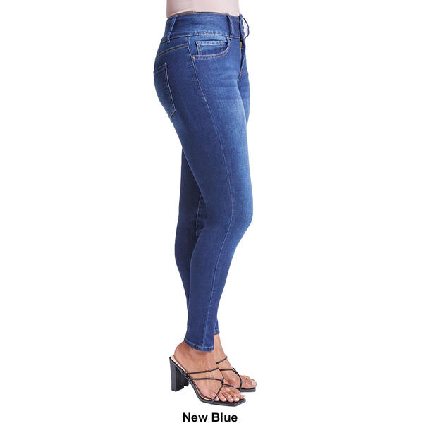 Womens Royalty Hide Your Muffin 3 Button Contour Skinny Jeans