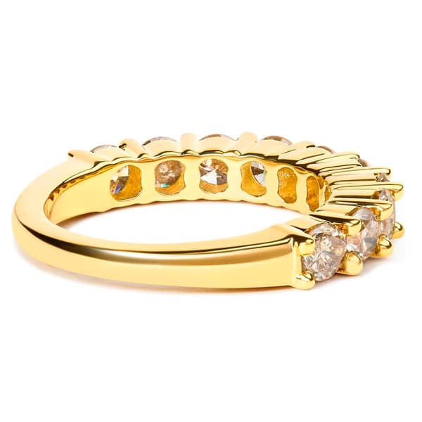 Haus of Brilliance 14kt. Gold over Silver 2ctw. Diamond Band