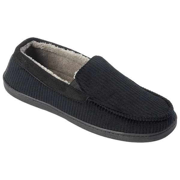 Mens Gold Toe® Corduroy Moccasin Slippers - Boscov's