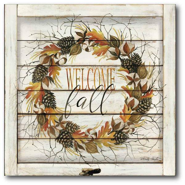 Courtside Market Welcome Fall Wall Art - 16x16 - image 