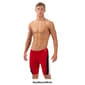 Mens Dolfin® Reliance Solid Red Color Block Jammer Swimsuit - image 4