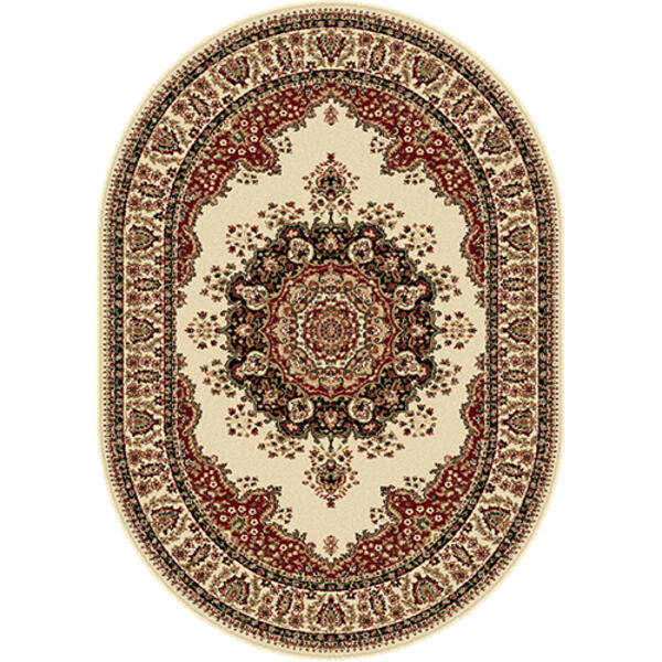 Tayse Sensation Fiona Oval Area Rug - Beige - image 