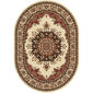 Tayse Sensation Fiona Oval Area Rug - Beige - image 1