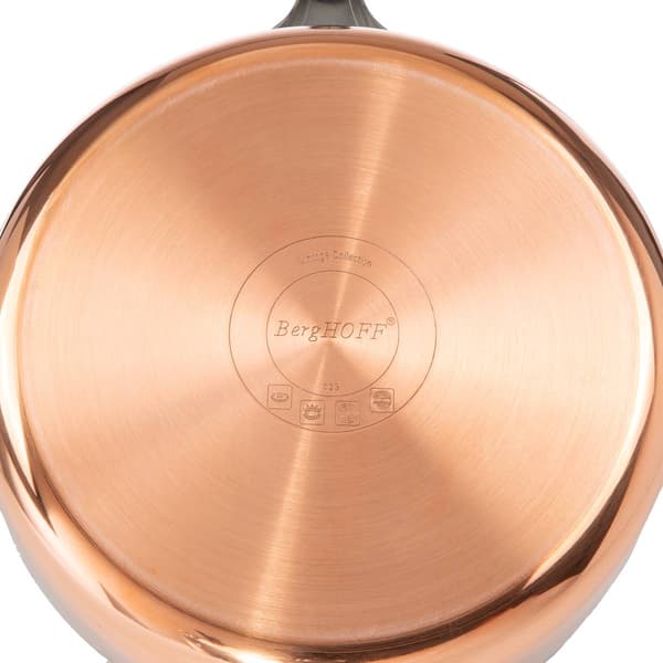 BergHOFF Vintage 10pc. Tri-Ply Polished Copper Cookware Set