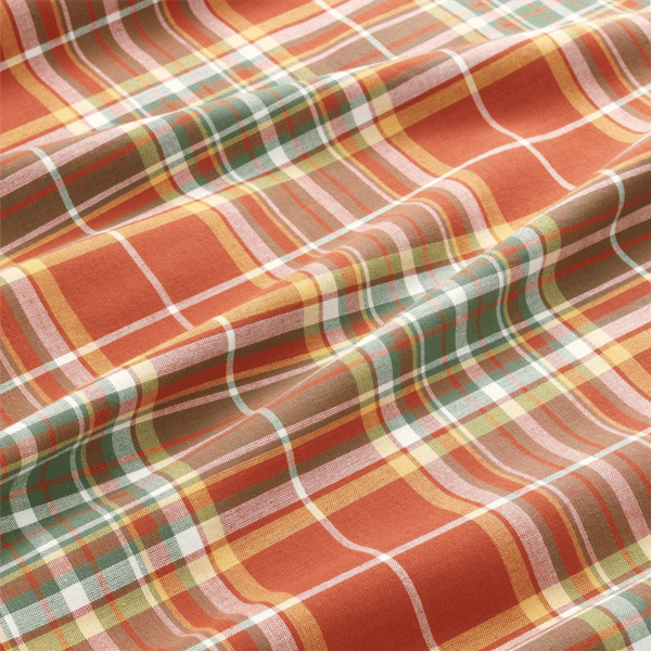 Threadmade Hawley Plaid Harvest Cotton Table Runner