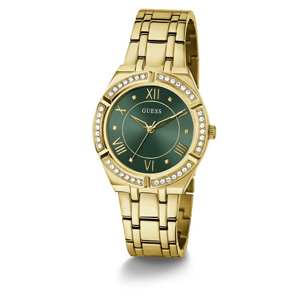 Womens Guess Gold-Tone Cosmo Watch - GW0033L8