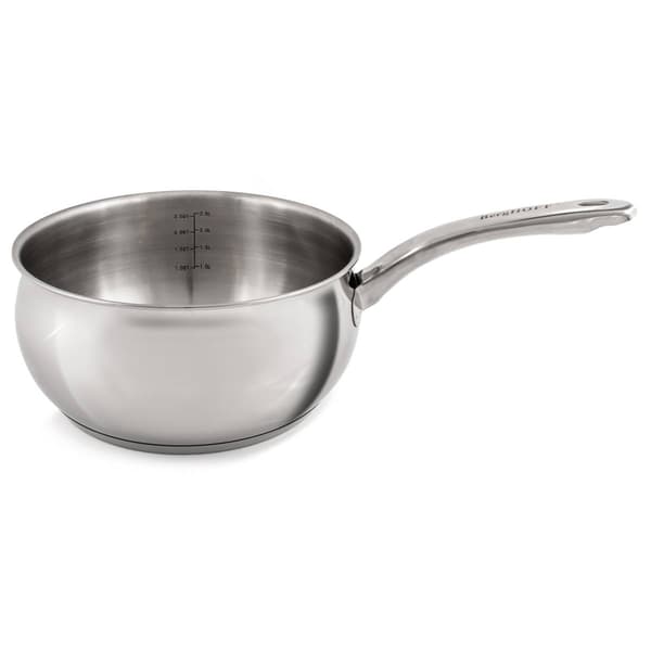 BergHOFF Belly Shape Stainless Steel 8in. Saucepan w/ Lid