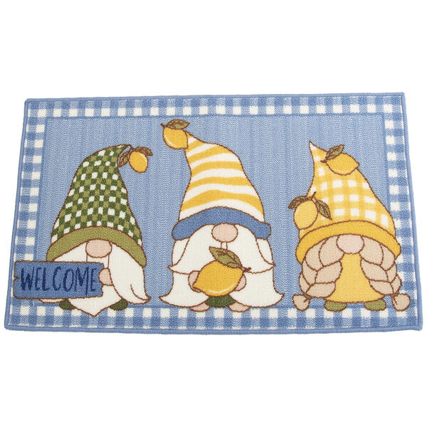 Nourison Lemon Gnomes Print Doormat - image 