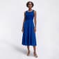 Womens Anne Klein Sleeveless Tiered Texture Midi Dress - image 1