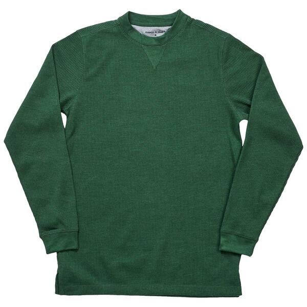 Mens Preswick & Moore Long Sleeve Thermal Crew Neck Sleep Shirt - image 