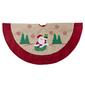 Northlight Seasonal 36in. Santa Embroidered Christmas Tree Skirt - image 1