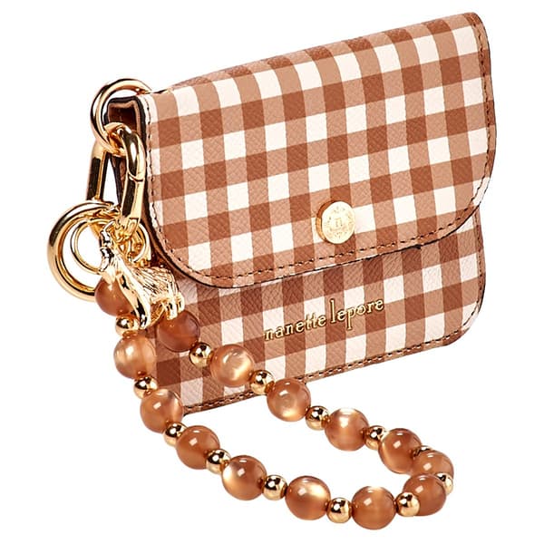Womens Nanette Lepore Lyla Bracelet Gingham Wristlet