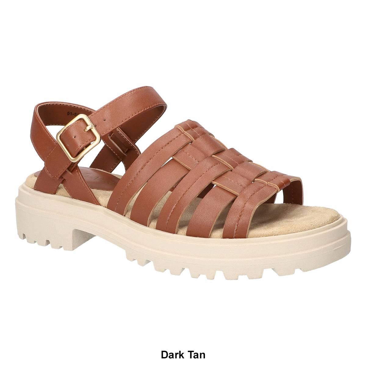 Womens Bella Vita Loni Lug Sole Fisherman Sandals