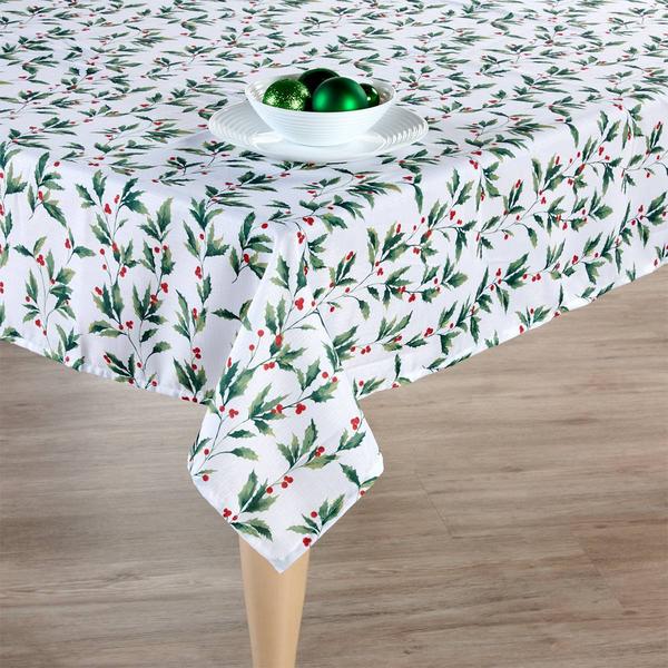Laura Ashley(R) Holly Tablecloth - image 