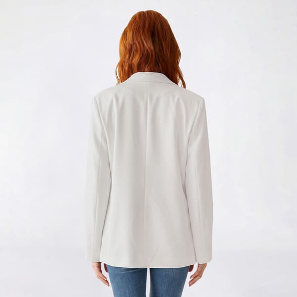 Juniors Love Tree Vertigo 1 Button Oversized Blazer - image 