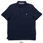 Mens Nautica Interlock Short Sleeve Solid Polo - image 2