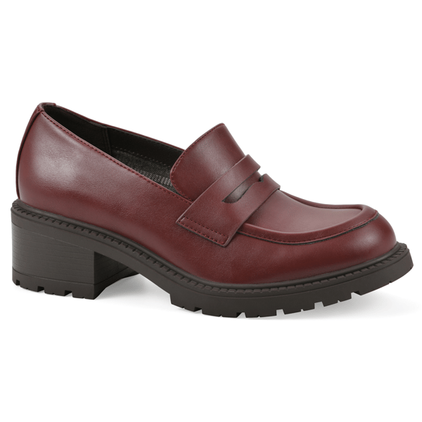 White Mountain Women''s Brigetty Heeled Penny Loafer - image 