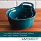 Rachael Ray 2pc. Ceramic Mixing Bowl Set - Teal Blue - image 5
