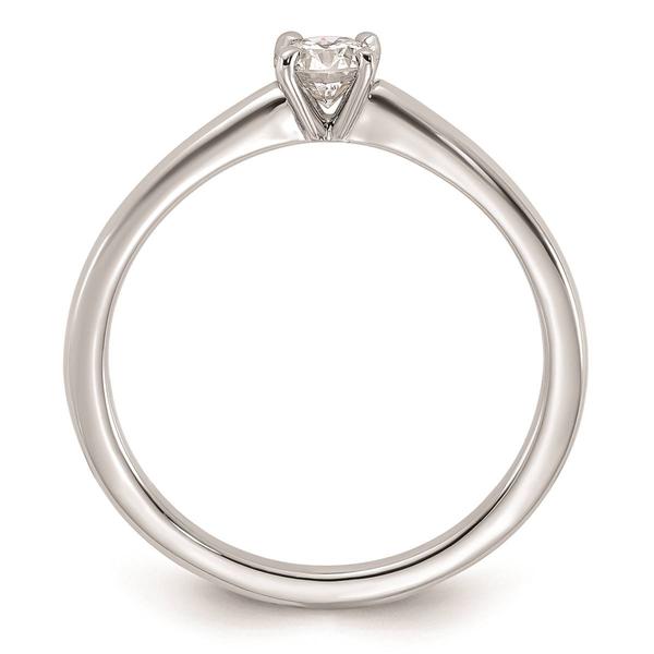 Pure Fire 14kt. White Gold Lab Grown Diamond Solitaire Ring