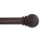 Kenney Hamlin 1in. Double Decorative Rod Set - Brown - image 1