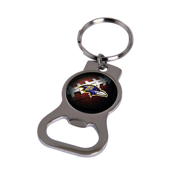 NFL Baltimore Ravens Bottle Opener Key Ring - image 