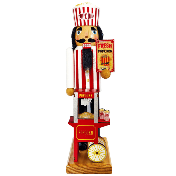 Santa''s Workshop 14in. Fresh Popcorn Nutcracker
