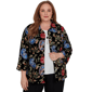 Plus Size Alfred Dunner Dinner Theater Paisley Two in One Blouse - image 1