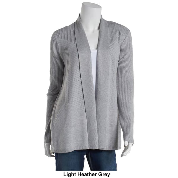 Womens 89th & Madison Long Sleeve Duster Cardigan