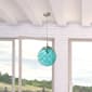 Elegant Designs Coastal Buoy Netted Ocean Sea Glass Pendant Light - image 4