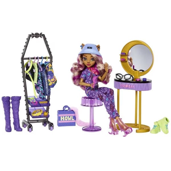 Monster High&#40;R&#41; 12in. Claudine 25pc. Studio Playset - image 