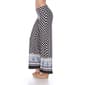 Womens White Mark Border Print Palazzo Pants - image 3