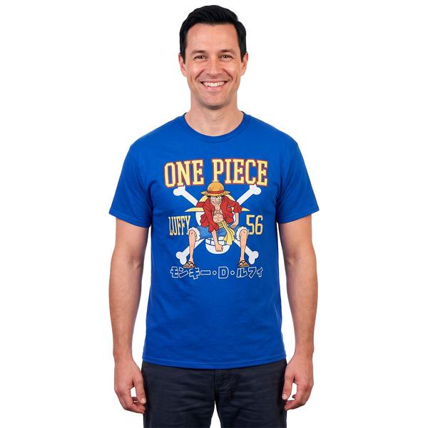 Young Mens One Piece Luffy Graphic Tee - image 
