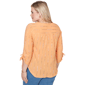 Womens Alfred Dunner Beachcomber Sequin Stripe Blouse - image 2