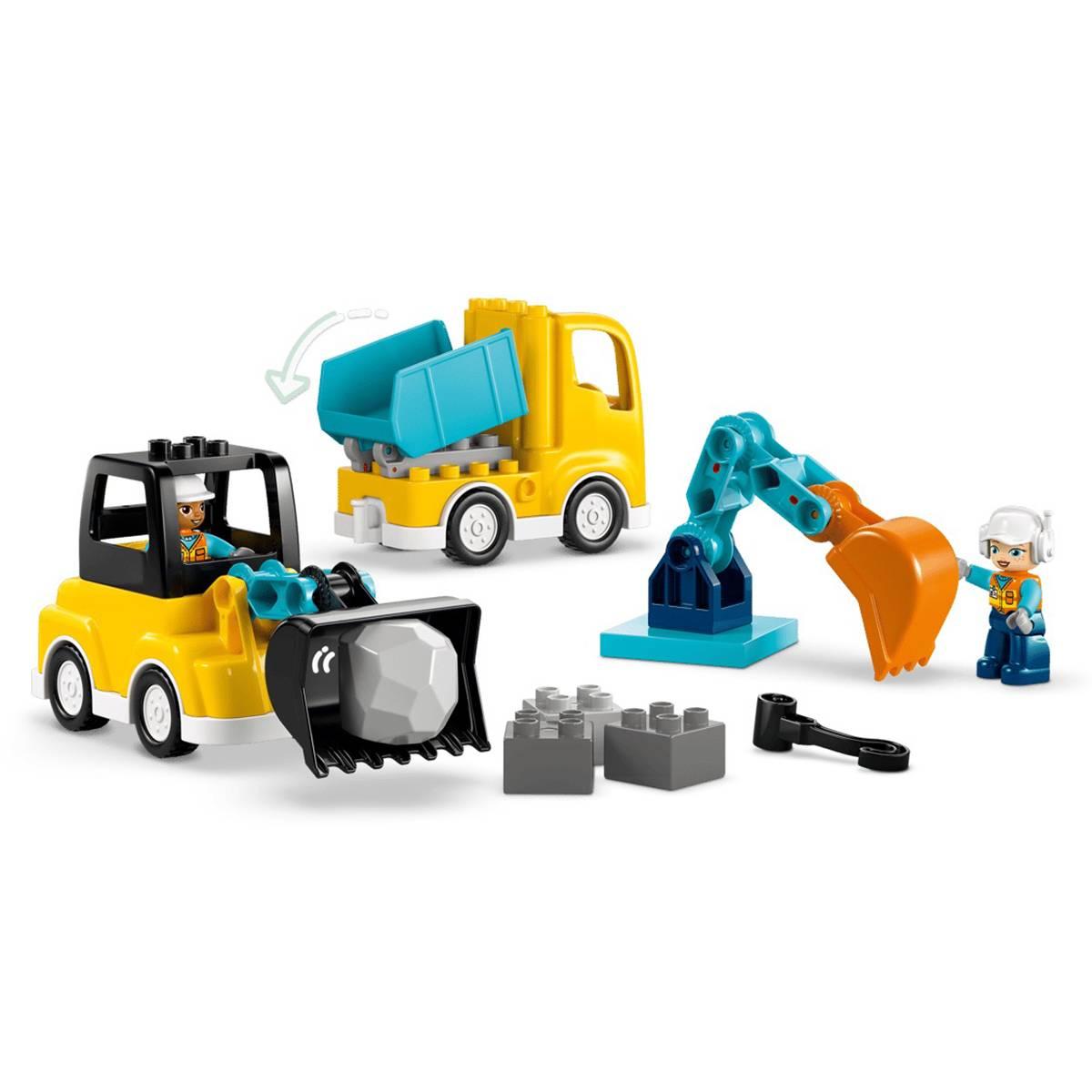 LEGO® Duplo®  3-in-1 Construction Vehicles Building Kit
