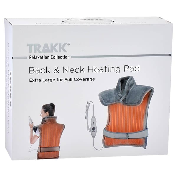 Trakk Relaxation Collection Back & Neck Heating Pad Wrap - image 