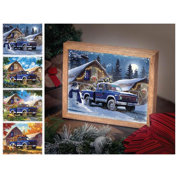 NFL Buffalo Bills LED 4 Seasons Lite Box - image 