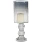 9th & Pike&#40;R&#41; Black Glass Traditional Candle Holder - image 1