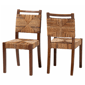 bali & pari 2pc. Cordoba Bohemian Natural Seagrass Dining Chair - image 1