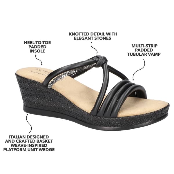 Womens Tuscany by Easy Street Elvera Wedge Sandals