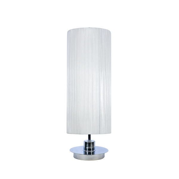 Fangio Lighting 20in. Cylinder Shade Table Lamp - White - image 