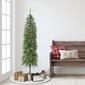 Puleo International 5ft. Pre-Lit Artificial Alpine Christmas Tree - image 3