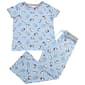 Womens Pillow Talk Short Sleeve Cats Printed Ankle Pant Pajama - image 1