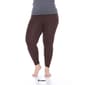 Plus Size White Mark Super Stretch Solid Leggings - image 5