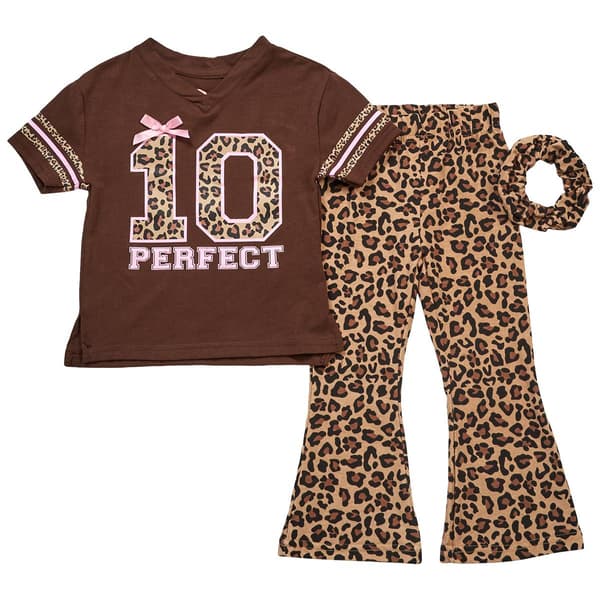 Toddler Girl Freestyle Revolution 2pc. Perfect 10 Leopard Set - image 