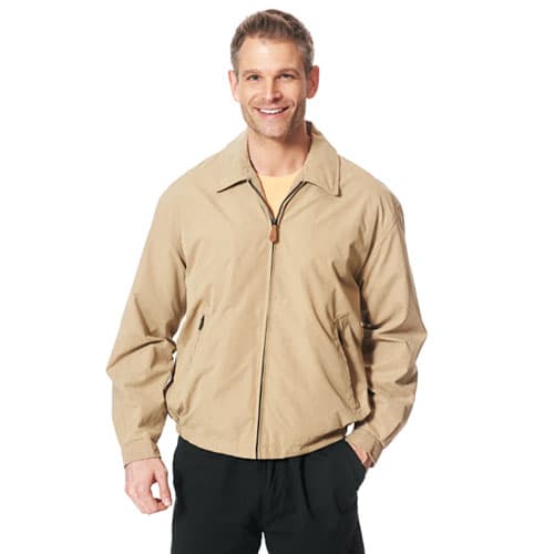 Mens London Fog Lightweight Microfiber Golf Jacket - image 