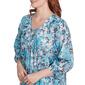 Plus Size Skye''s The Limit Lavender Sky 3/4 Sleeve Floral Blouse - image 2