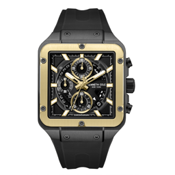 Mens Kenneth Cole New York(R) Chronograph Black Watch-KCWGO0065503